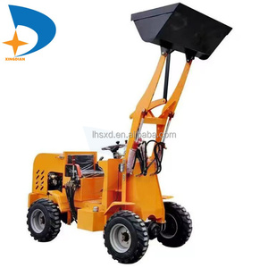 Petit chargeur <span class=keywords><strong>à</strong></span> quatre roues motrices diesel, petite <span class=keywords><strong>pelle</strong></span>, véhicule de nettoyage du fumier agricole, <span class=keywords><strong>pelle</strong></span> de chantier - Product Image 1
