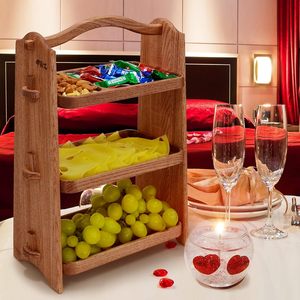 Three-Layer Wooden Standing Type Non-Folding <b>Storage</b> Rack <b>for</b> <b>Kitchen</b> Seasoning <b>Storage</b> Easy Installation - Product Image 4