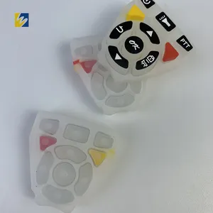 Produits en caoutchouc de silicone personnalisés Clavier de télécommande de couverture de clé en silicone pour appareils ménagers