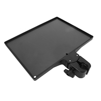 Support de carte son à clipser sur pied de microphone, support de carte son et de microphone pour téléphone portable, rangement pratique pour partitions de musique de scène