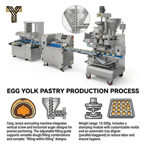 Nueva Línea de Producción Eléctrica de Alta Productividad para Pastelería de Yema de Huevo y Barras de Cereal con Pantalla Táctil Programable y Bandeja Recolectora de Migas Extraíble - Product Image 2