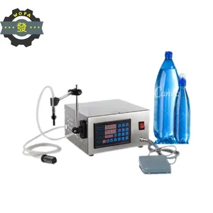 JIAHE KC-1 Semi-automatic CNC small water, juice, glycerin polysaccharide liquid filling machine CNC filling machine