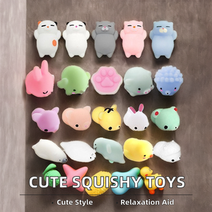 Kawaii Mini Unisex Sensory Hand Toy Cute Soft Mochi <b>Squishy</b> Squeeze Toy Novelty Anti-Stress Feature Educational for Kids EVA - Product Image 3