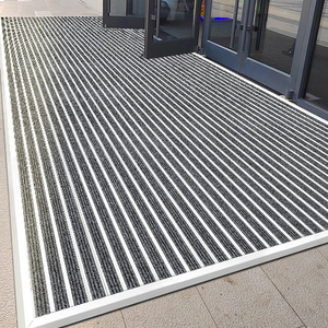 <span class=keywords><strong>Tapis</strong></span> de porte en aluminium encastré personnalisé avec logo, pour l'extérieur et l'intérieur, résistant aux intempéries, <span class=keywords><strong>tapis</strong></span> de sol commercial pour bureau - Product Image 2