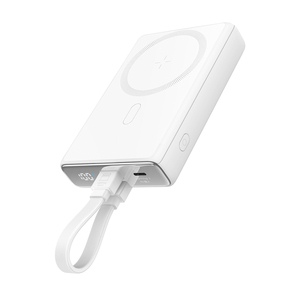 <span class=keywords><strong>Joyroom</strong></span> แบตเตอรี่สำรองแม่เหล็กไร้สายแบบพกพา10000mAh ชาร์จเร็วพร้อมสายเคเบิ้ลและขาตั้งในตัว - Product Image 2