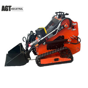 AGT YS-380 Mini Skid Steer Loader Mini Track Loader Gasolina Compactado Skid Steer Carregador Rato - Product Image 2