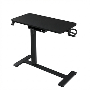 Bureau d'ordinateur portable électrique réglable en hauteur AOR, pivotant à 360 degrés, pliable, en métal, avec <span class=keywords><strong>support</strong></span> pour tasse, vente en gros d'usine - Product Image 6
