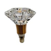 Lampe de décoration d'hôtel en cristal, ampoule LED, lampe LED en acrylique, ampoule E27 E14 pour éclairage intérieur, ampoule en cristal LED artistique