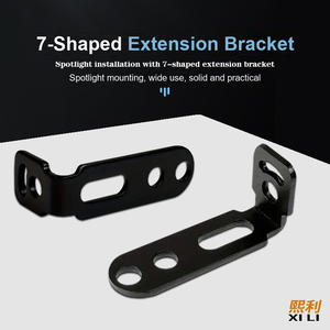 Support d'extension de projecteur en forme de L pour trottinette électrique, support de montage pour lumière LED, connecteur d'installation stable - Product Image 1