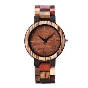 Montres à quartz de luxe pour hommes <span class=keywords><strong>DODO</strong></span> DEER, 37 mm, aiguilles antiques, style business, fabrication artisanale, mouvement japonais MIYOTA, boîtier en bois naturel - Product Image 1