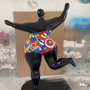 Sculpture en résine Nana de <span class=keywords><strong>Niki</strong></span> De Saint Phalle, célèbre design, statue de femme corpulente en forme de princesse, personnage de film et de télévision, objet de collection d'art - Product Image 4