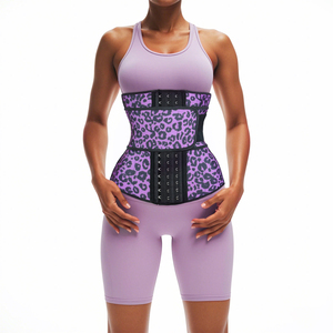 NANBIN Ladies Phổ Biến Purse Eo Huấn Luyện Viên Nhà Cung Cấp Tùy Chỉnh Leopard <span class=keywords><strong>Single</strong></span> Belt Phòng Tập Thể Dục Latex Eo Huấn Luyện Viên Corset Cho Phụ Nữ - Product Image 2