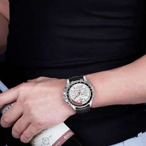 Relojes de Cuarzo para Hombre Megir 1010 a Bajo Precio, Reloj Montres Homme de Lujo con Correa de Cuero, Reloj Masculino Resistente al Agua para Hombre, Regalo - Product Image 2