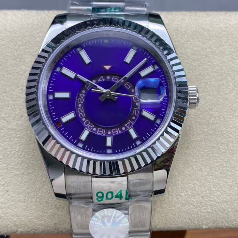 Cassa argento - guscio viola - acciaio bianco - tre piante incluse
