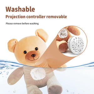 Noturna portátil luz projetor branco ruído 70 urso material melodias calmante sono brinquedo para bebês sono Consumer Electronics - Product Image 3