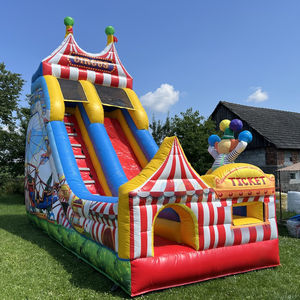 Toboggan Gonflable Extérieur à Sec pour Enfants, Thème Cirque, pour <span class=keywords><strong>Parc</strong></span> d'Attractions et Carnaval - Product Image 3