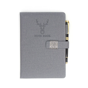 Hot in logo tùy chỉnh A5 A6 A7 Bìa Cứng PU trường da máy tính xách tay cho sinh viên moleskine máy tính xách tay Nhật ký chương trình nghị sự tạp Chí - Product Image 1