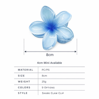 Jepit Rambut Plumeria Custom Shily&OS, Jepit Rambut Bunga Tropis untuk Liburan, 8 Warna, Jepit Rambut Samping, Jepit Rambut Updo, Jepit Rambut Belakang, Grosir untuk Wanita