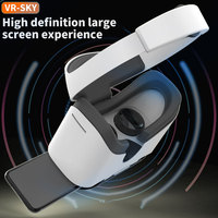 Casque de réalité virtuelle transfrontalier 3D VR SHINECON Thousand Fantasy Glasses Magic Mirror Modèle G19 Grand écran pour téléphone portable