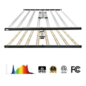 2.9umol/j espectro completo de hidroponia alta ppfd dropship interior led 1000w 301h 4x4 5x5 led cresce a luz