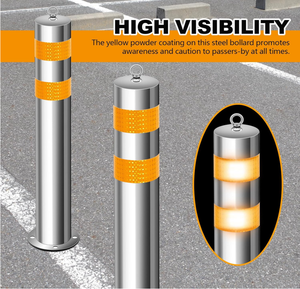 Colonne fixe en acier inoxydable 201/304/316 sur mesure pour la sécurité routière et le contrôle du trafic - Product Image 3