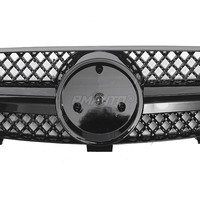 For Mercedes Benz CLK W209 2003-2009 AMG Style Car Bumper Grill Racing Grills Decorative Strips Front Bumper Grill Exterior Part