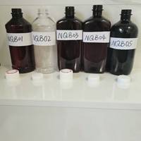 Label Botol Plastik Wockhardt Amber Arch 16oz 473ml Berkualitas Tinggi untuk Obat Sirup Batuk Cair