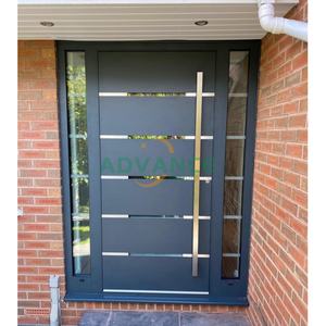 Résidentiel Durable Écologique Étanche Bois Massif Teck <span class=keywords><strong>Entrée</strong></span> Personnalisée Anti Voleur Extérieur <span class=keywords><strong>Entrée</strong></span> Principale Porte Pivotante Avant - Product Image 4