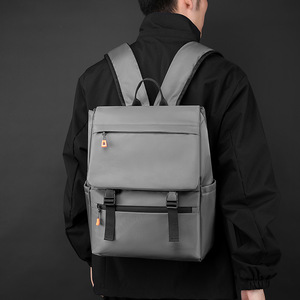 Custom Factory Custom Logo Shoulder Stock Waterproof Simple Design Usb Business Travel <b>Laptop</b> <b>Roll</b> <b>Top</b> <b>Backpack</b> - Product Image 6