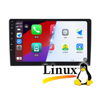 Autoradio universel 9/10 pouces avec CarPlay sans fil, Android Auto, radio FM, commande au volant, écran tactile, navigation GPS, lecteur stéréo Wi-Fi