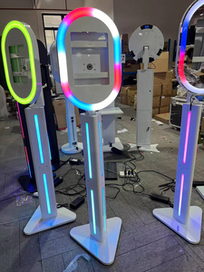 Cabina de Fotos Portátil con Anillo de Luz LED 3D de 10.9 y 12.9 Pulgadas, Personalizable, para Bodas y Fiestas, con Impresora - Product Image 5