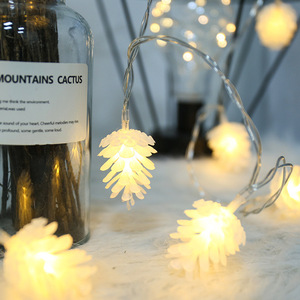 Dây Đèn Hình Bông Tuyết, Trang Trí Rèm Cửa, Đèn Lồng, Chạy Pin, Ánh Sáng Trắng, Ấm Áp - Product Image 4