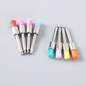 Brosse de polissage dentaire manuelle jetable FUREIN SMILE, tête plate de polissage couleur, certifiée CE Classe II, équipement de thérapie buccale - Product Image 4
