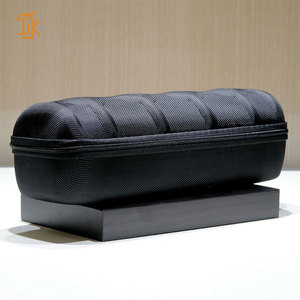 Rectangle Nylon <b>Watch</b> <b>Case</b> with Zipper Closure Velvet Interior Protective Shockproof Travel Storage Box for Four <b>Watches</b> - Product Image 4