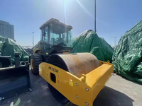 Rouleau vibratoire à tambour unique XS123H de 12 tonnes avec largeur de tambour de 2130 mm, 100 kW, 240 kN, compacteur routier