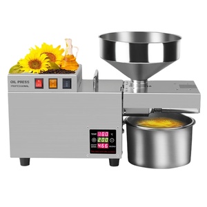 Ajuster la température machine à huile de presse à froid automatique, extraction d'huile de graines de tournesol d'olive, huile de machine à <span class=keywords><strong>coudre</strong></span> - Product Image 1