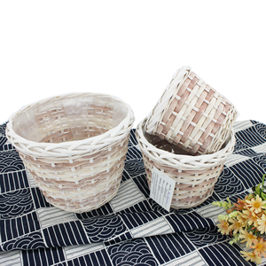 <span class=keywords><strong>Maceta</strong></span> Creativa de <span class=keywords><strong>Mimbre</strong></span>, Cesta de Almacenamiento de <span class=keywords><strong>Mimbre</strong></span>, Cesta de Compras Creativa - Product Image 5