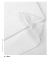 Byval Direct T-Shirt À Capuche Respirant 100% Coton Tricot Tissu Casual Coupe Ample 240gsm Court Longueur Numérique Avec Détendu