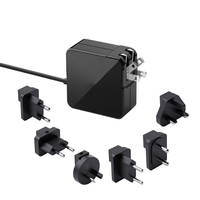 Adaptateur universel de charge rapide 100W pour alimentation en matériau PC Sortie 12V/24V DC pour chargeur d'ordinateur portable Type-C Application de lumière LED