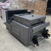 Printer DTF Heyme New Dual 3200/4720/XP600 Printhead L1800 untuk Cetak Kaos dengan Tinta Pigment, Kecepatan Maksimal 4 Pass 13m/jam, 360x3600Dpi