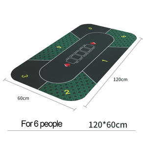 Mantel de Póker de 180*90cm para Casino, Tapete de Goma para Craps, <span class=keywords><strong>Texas</strong></span> Hold'em, Fieltro, Bolsa de Hombro, Accesorios para Entretenimiento - Product Image 5