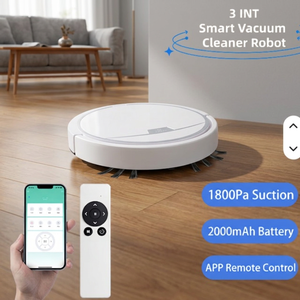 Robot Aspirador Inteligente con Control por Aplicación, Limpiador Robótico Automático para Pisos con Función de Fregado, Libera tus Manos - Product Image 2