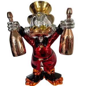 Scultura Papera <span class=keywords><strong>in</strong></span> <span class=keywords><strong>Resina</strong></span> e Metallo Stile Cartone Animato di Lusso Moderno per Arredamento Casa, Dimensioni Personalizzabili di Fabbrica di Grande Successo - Product Image 6