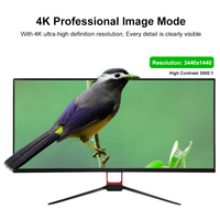 Monitores DE JUEGOS DE PC 4K de alto rendimiento Monitor de escritorio de luz azul anti de 34 pulgadas para oficina de PC