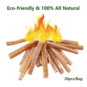 天然Fatwood棒消防启动器应急野营木炉，带尼龙手提袋 - Product Image 6