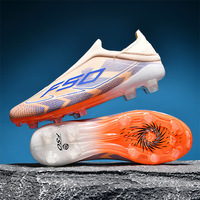 Chaussures de football F50 pour hommes de haute qualité, coupe basse, crampons AG, chaussures de sport tendance, chaussures de football pour gazon artificiel, pour entraînement et matchs