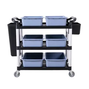 32 "X 16" Carro de plástico de la caja del autobús del carro de utilidad para el <span class=keywords><strong>restaurante</strong></span> - Product Image 4