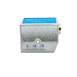 เซ็นเซอร์ทดสอบการเชื่อมคุณภาพสูง ยี่ห้อ LX 4MHz 8x9 มม. 45/60/70 องศา สำหรับตรวจจับข้อบกพร่องด้วยคลื่นอัลตราโซนิก หัววัดแบบลำแสงมุม วัสดุสำหรับการตรวจสอบ - Product Image 1