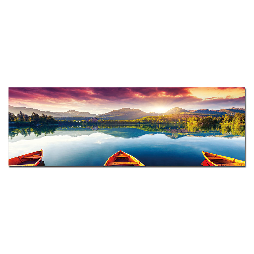 Best Selling Crystal Clear HD UV Resistant Landscape Canvas Painting Wall Art Picture Acrylic Prints Frameless Acrylic Painting