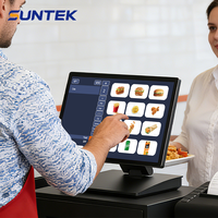 Terminal de point de vente Suntek pliable avec écran tactile capacitif, support de carte IC sans contact et connectivité réseau pour caisse enregistreuse de magasin de détail